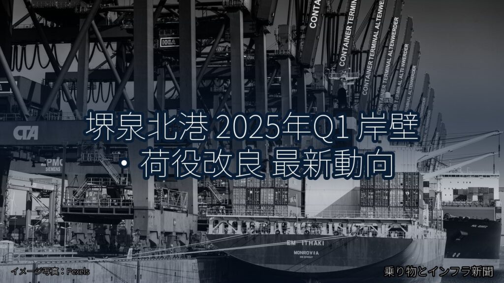 堺泉北港 2025年Q1 岸壁・荷役改良 最新動向（乗り物とインフラ新聞）
