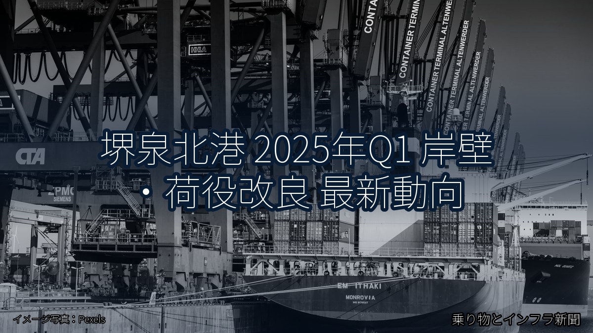 堺泉北港 2025年Q1 岸壁・荷役改良 最新動向（乗り物とインフラ新聞）
