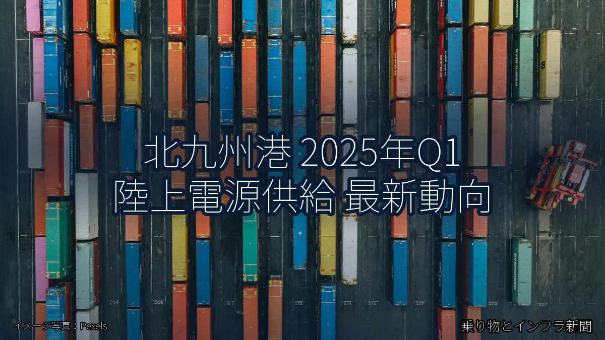 北九州港 2025年Q1 陸上電源供給 最新動向（乗り物とインフラ新聞）