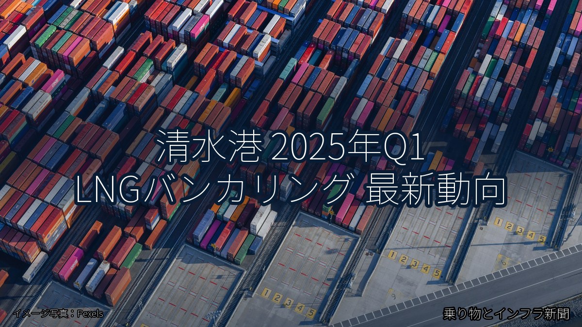 清水港 2025年Q1 LNGバンカリング 最新動向(乗り物とインフラ新聞)