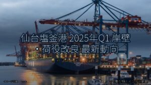 仙台塩釜港 2025年Q1 岸壁・荷役改良 最新動向（乗り物とインフラ新聞）