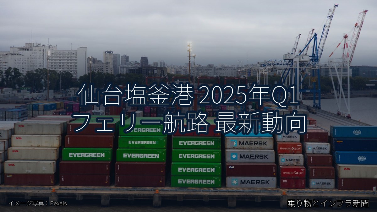 仙台塩釜港 2025年Q1 フェリー航路 最新動向（乗り物とインフラ新聞）