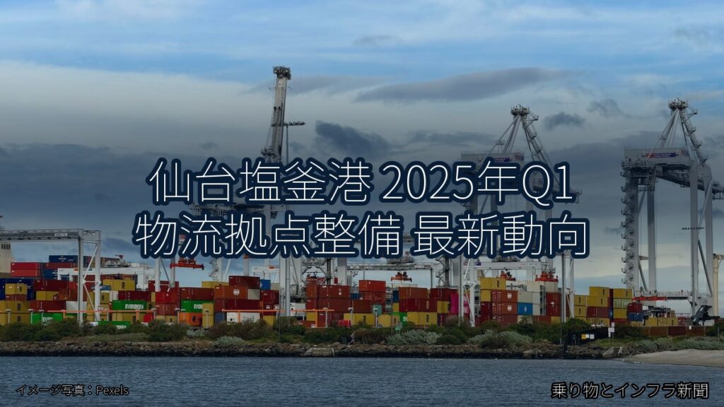 仙台塩釜港 2025年Q1 物流拠点整備 最新動向（乗り物とインフラ新聞）