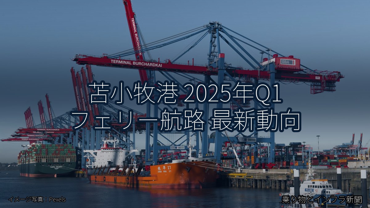 苫小牧港 2025年Q1 フェリー航路 最新動向（乗り物とインフラ新聞）