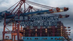 広島港 2025年Q1 岸壁・荷役改良 最新動向（乗り物とインフラ新聞）