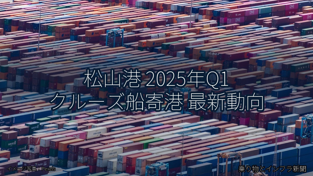 松山港 2025年Q1 クルーズ船寄港 最新動向(乗り物とインフラ新聞)
