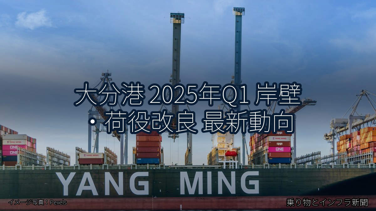 大分港 2025年Q1 岸壁・荷役改良 最新動向(乗り物とインフラ新聞)
