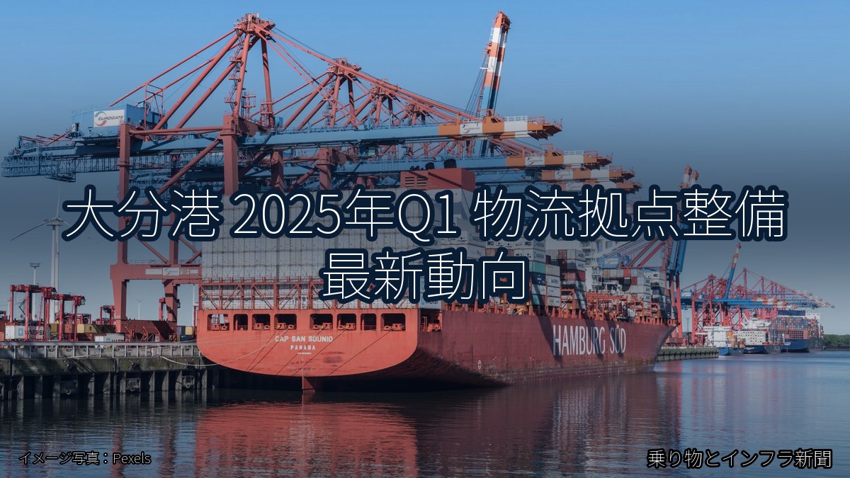 大分港 2025年Q1 物流拠点整備 最新動向(乗り物とインフラ新聞)