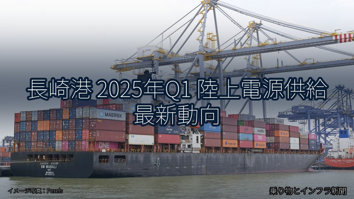 長崎港 2025年Q1 陸上電源供給 最新動向(乗り物とインフラ新聞)
