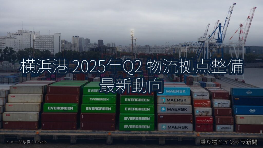 横浜港 2025年Q2 物流拠点整備 最新動向（乗り物とインフラ新聞）
