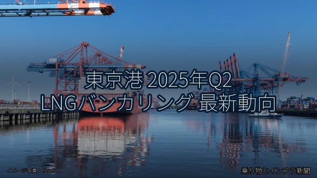 東京港 2025年Q2 LNGバンカリング 最新動向（乗り物とインフラ新聞）