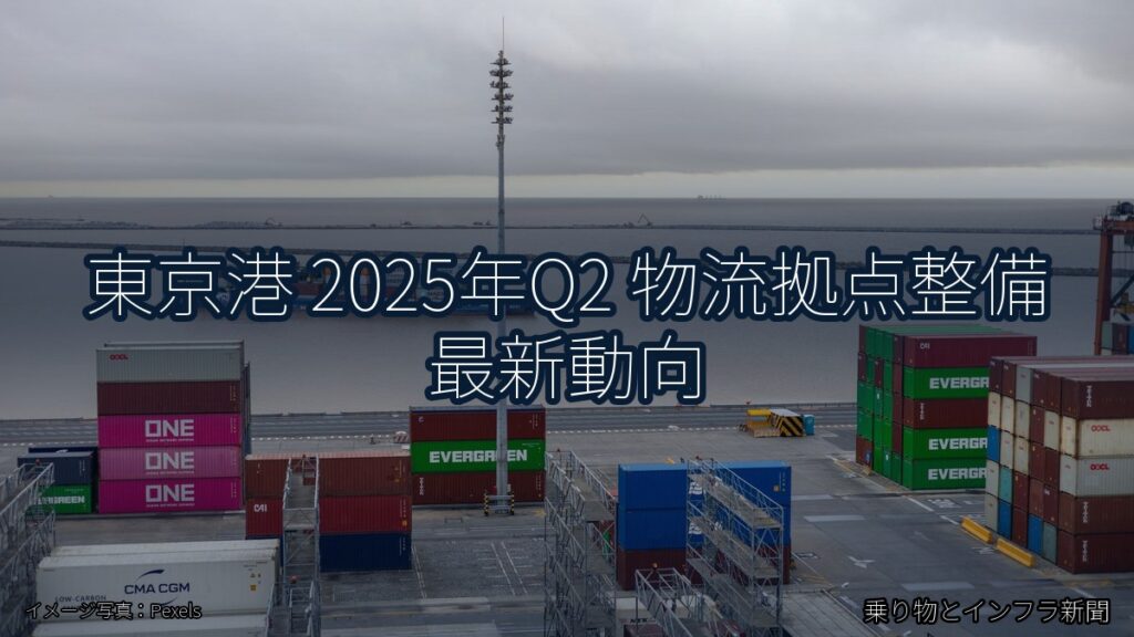 東京港 2025年Q2 物流拠点整備 最新動向（乗り物とインフラ新聞）
