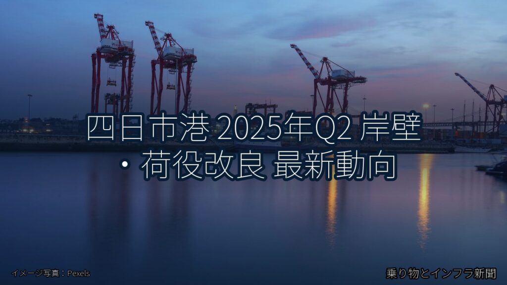 四日市港 2025年Q2 岸壁・荷役改良 最新動向（乗り物とインフラ新聞）