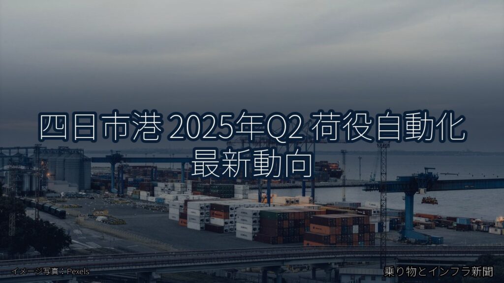 四日市港 2025年Q2 荷役自動化 最新動向（乗り物とインフラ新聞）