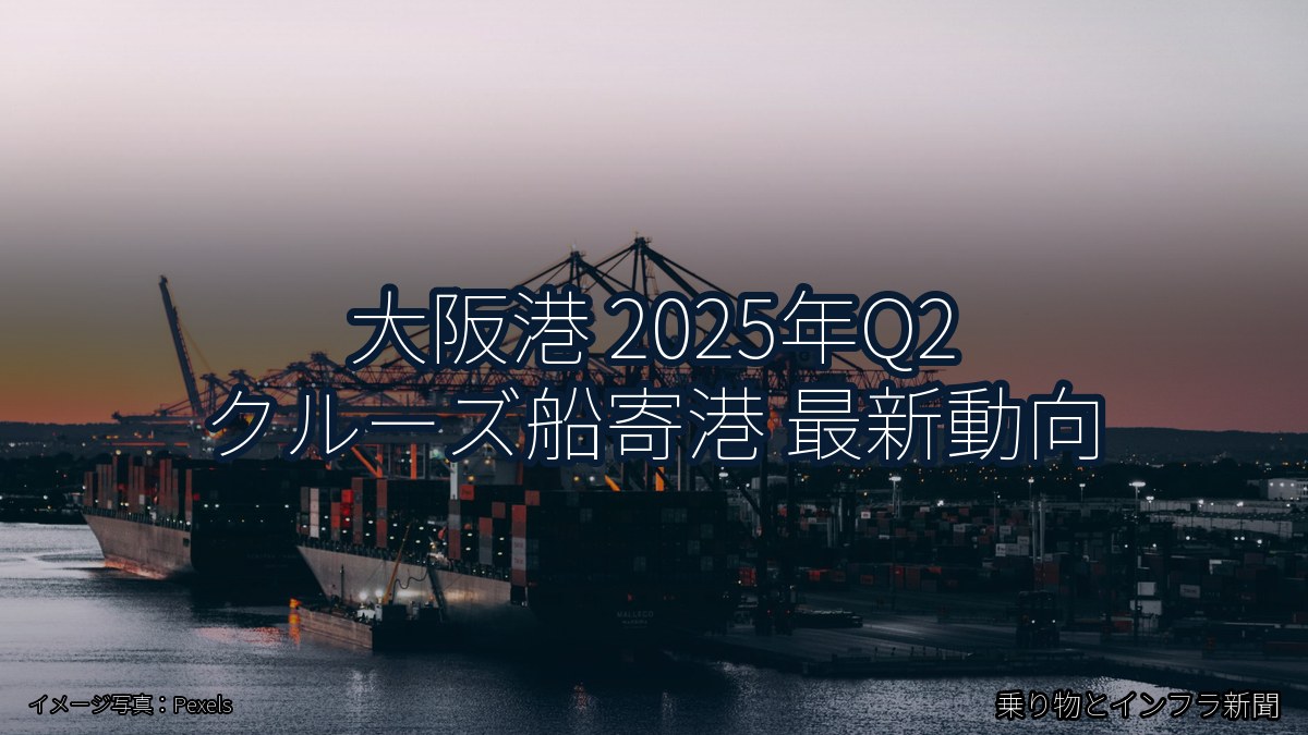大阪港 2025年Q2 クルーズ船寄港 最新動向（乗り物とインフラ新聞）