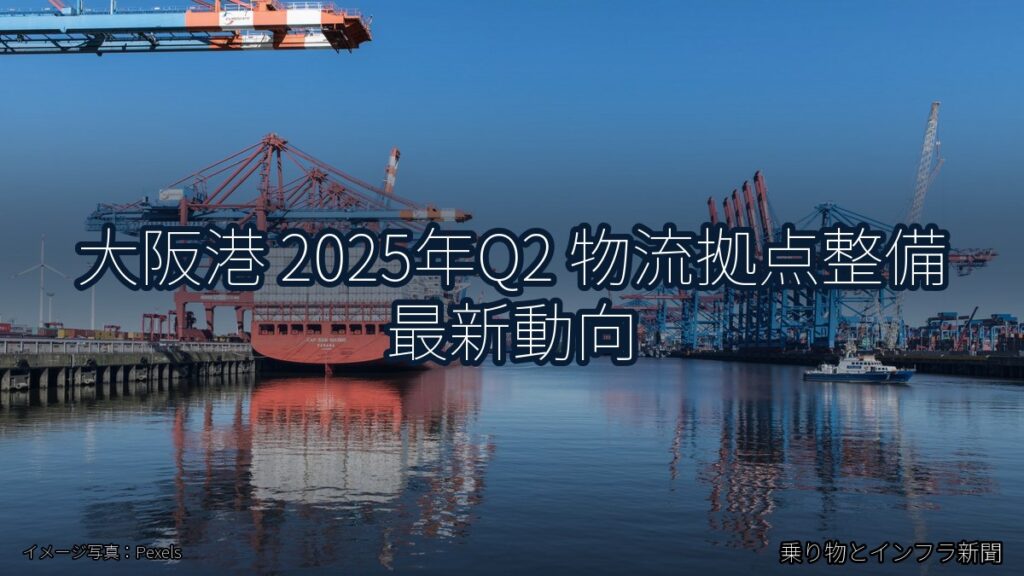 大阪港 2025年Q2 物流拠点整備 最新動向（乗り物とインフラ新聞）