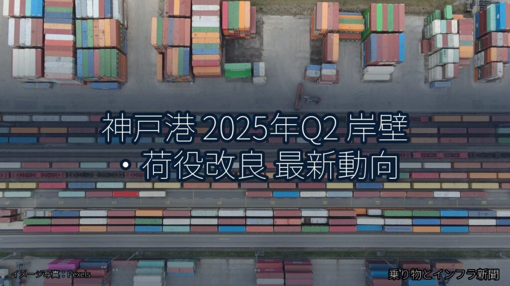 神戸港 2025年Q2 岸壁・荷役改良 最新動向（乗り物とインフラ新聞）
