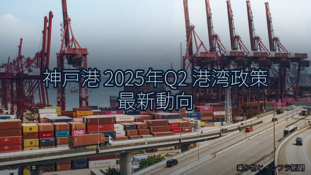神戸港 2025年Q2 港湾政策 最新動向（乗り物とインフラ新聞）