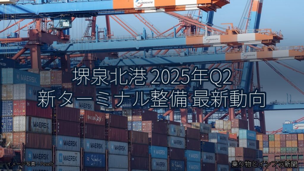 堺泉北港 2025年Q2 新ターミナル整備 最新動向（乗り物とインフラ新聞）