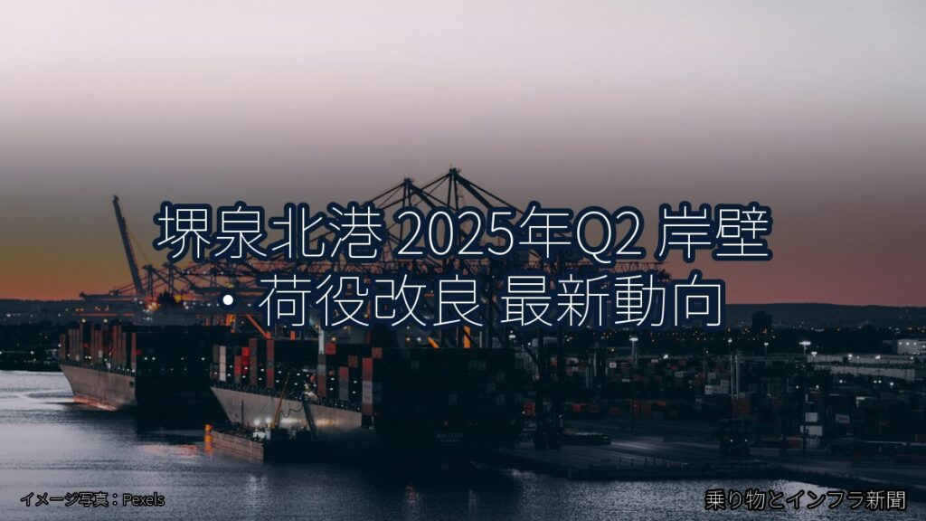 堺泉北港 2025年Q2 岸壁・荷役改良 最新動向（乗り物とインフラ新聞）