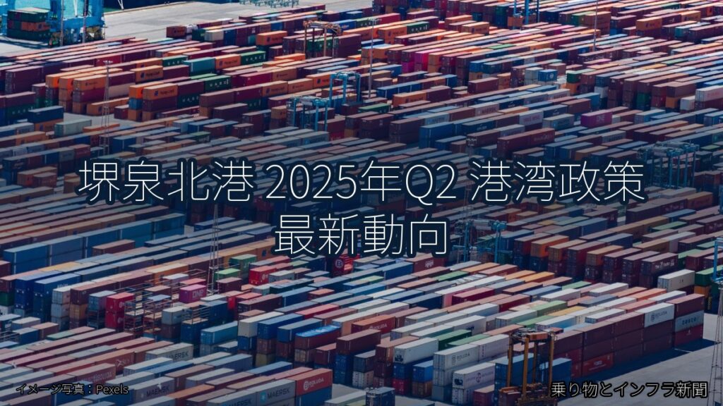 堺泉北港 2025年Q2 港湾政策 最新動向（乗り物とインフラ新聞）