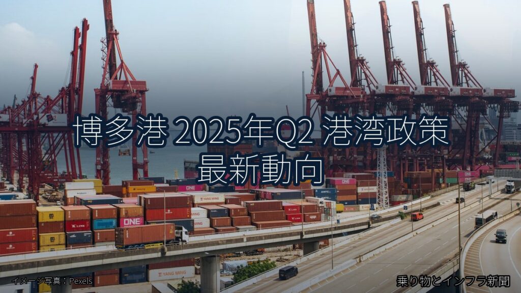 博多港 2025年Q2 港湾政策 最新動向（乗り物とインフラ新聞）