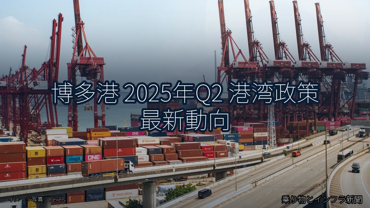 博多港 2025年Q2 港湾政策 最新動向(乗り物とインフラ新聞)