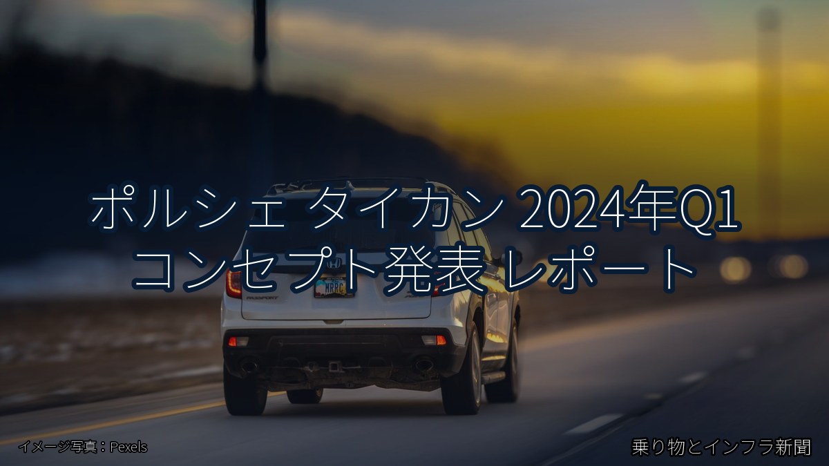 ポルシェ タイカン 2024年Q1 コンセプト発表 レポート（乗り物とインフラ新聞）