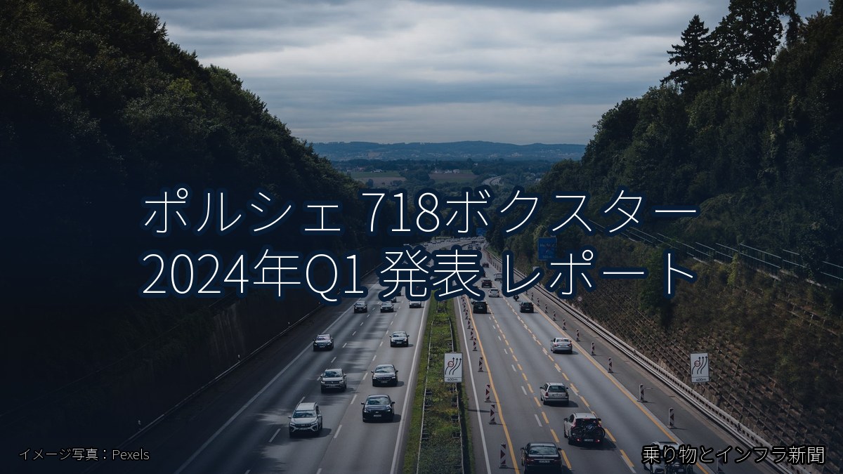 ポルシェ 718ボクスター 2024年Q1 発表 レポート(乗り物とインフラ新聞)