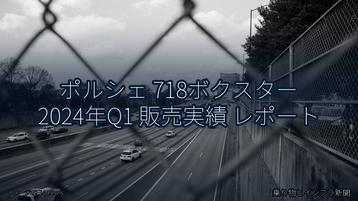 ポルシェ 718ボクスター 2024年Q1 販売実績 レポート（乗り物とインフラ新聞）