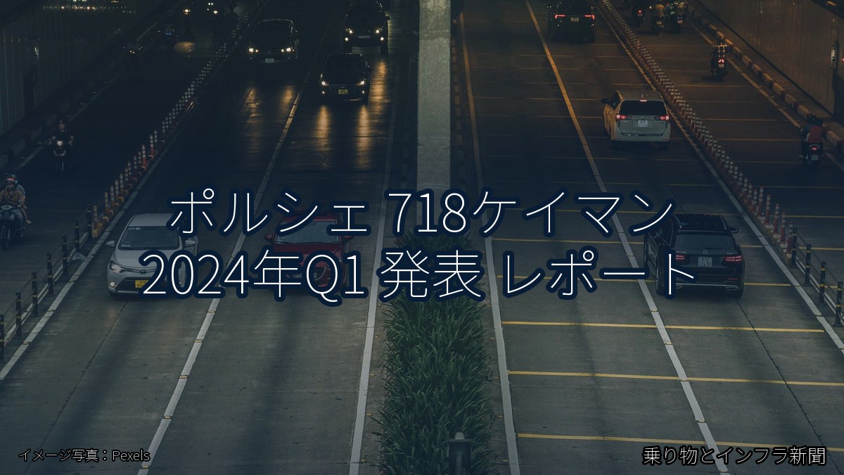 ポルシェ 718ケイマン 2024年Q1 発表 レポート（乗り物とインフラ新聞）