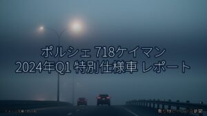 ポルシェ 718ケイマン 2024年Q1 特別仕様車 レポート（乗り物とインフラ新聞）