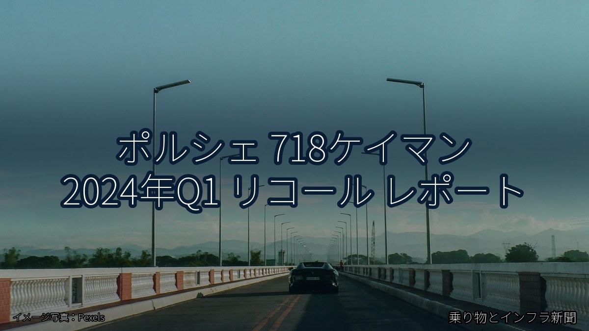 ポルシェ 718ケイマン 2024年Q1 リコール レポート（乗り物とインフラ新聞）