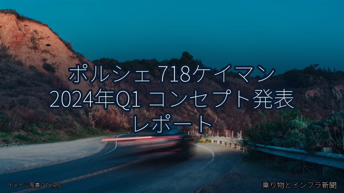ポルシェ 718ケイマン 2024年Q1 コンセプト発表 レポート（乗り物とインフラ新聞）