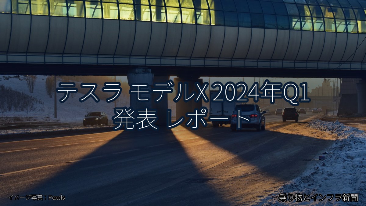 テスラ モデルX 2024年Q1 発表 レポート（乗り物とインフラ新聞）