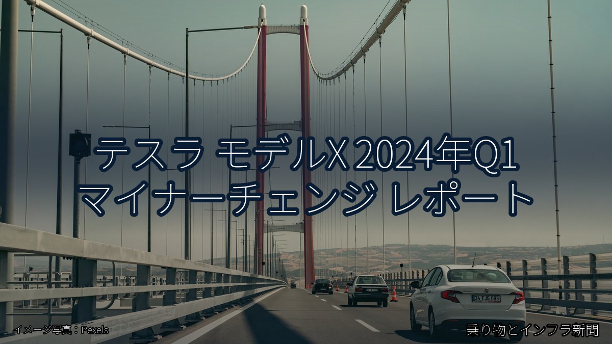 テスラ モデルX 2024年Q1 マイナーチェンジ レポート（乗り物とインフラ新聞）