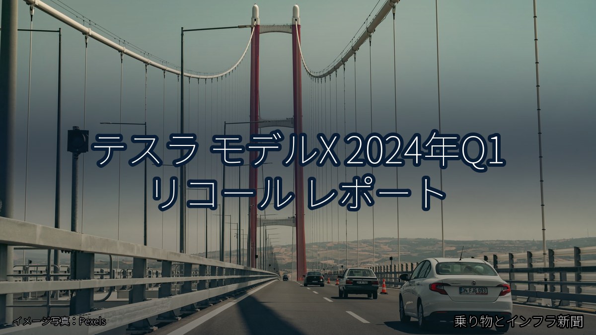 テスラ モデルX 2024年Q1 リコール レポート（乗り物とインフラ新聞）