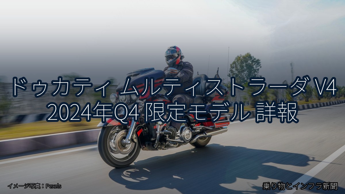 ドゥカティ ムルティストラーダ V4 2024年Q4 限定モデル 詳報（乗り物とインフラ新聞）