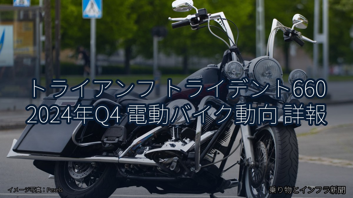 トライアンフ トライデント660 2024年Q4 電動バイク動向 詳報（乗り物とインフラ新聞）