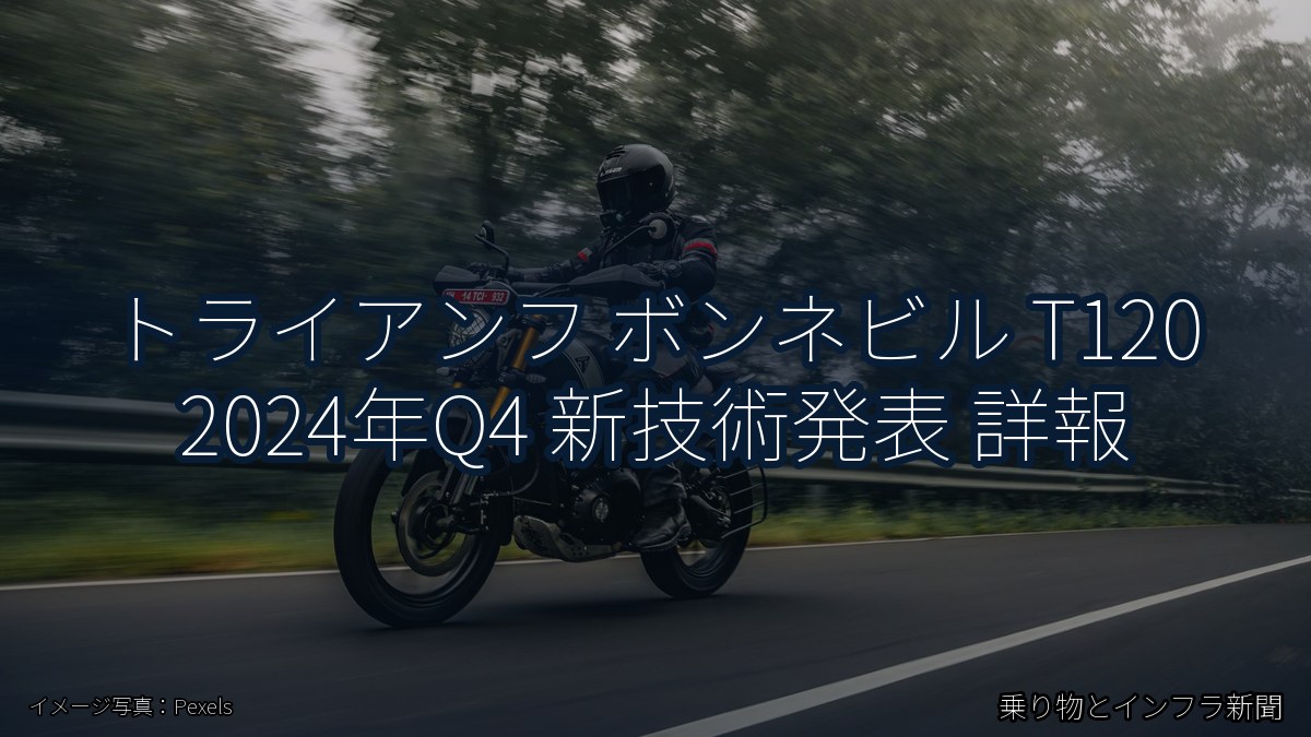 トライアンフ ボンネビル T120 2024年Q4 新技術発表 詳報（乗り物とインフラ新聞）
