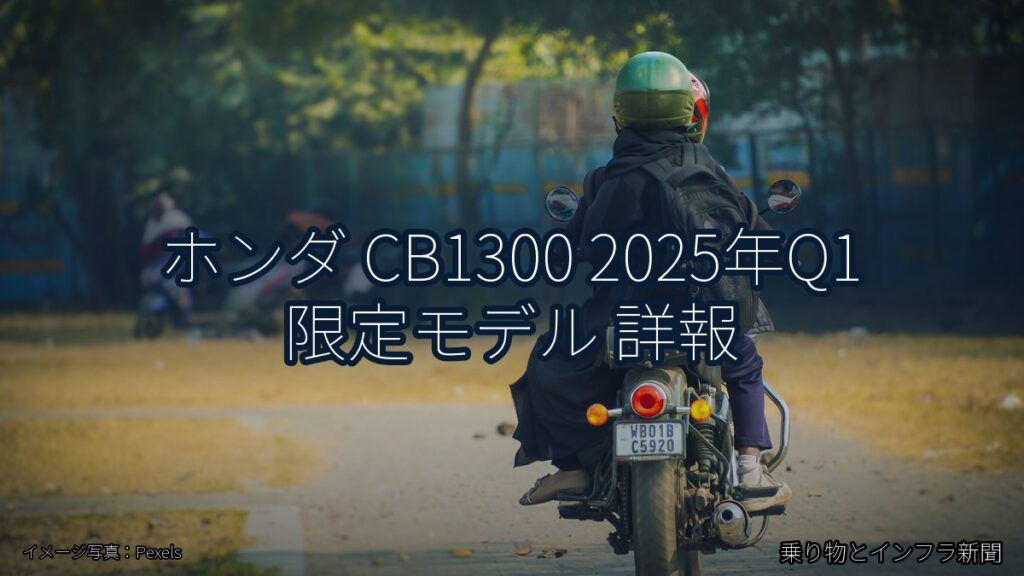 ホンダ CB1300 2025年Q1 限定モデル 詳報（乗り物とインフラ新聞）