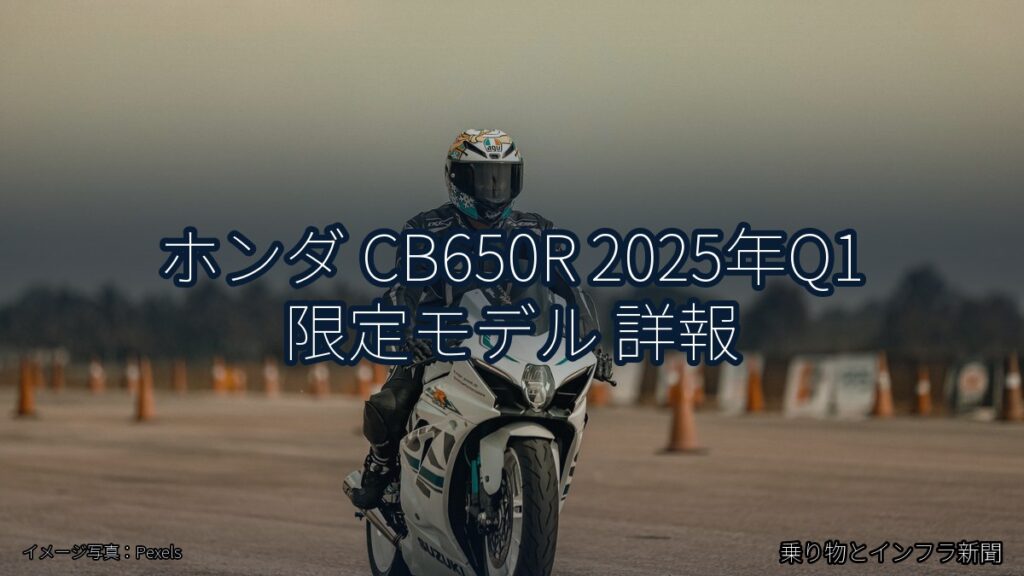 ホンダ CB650R 2025年Q1 限定モデル 詳報（乗り物とインフラ新聞）