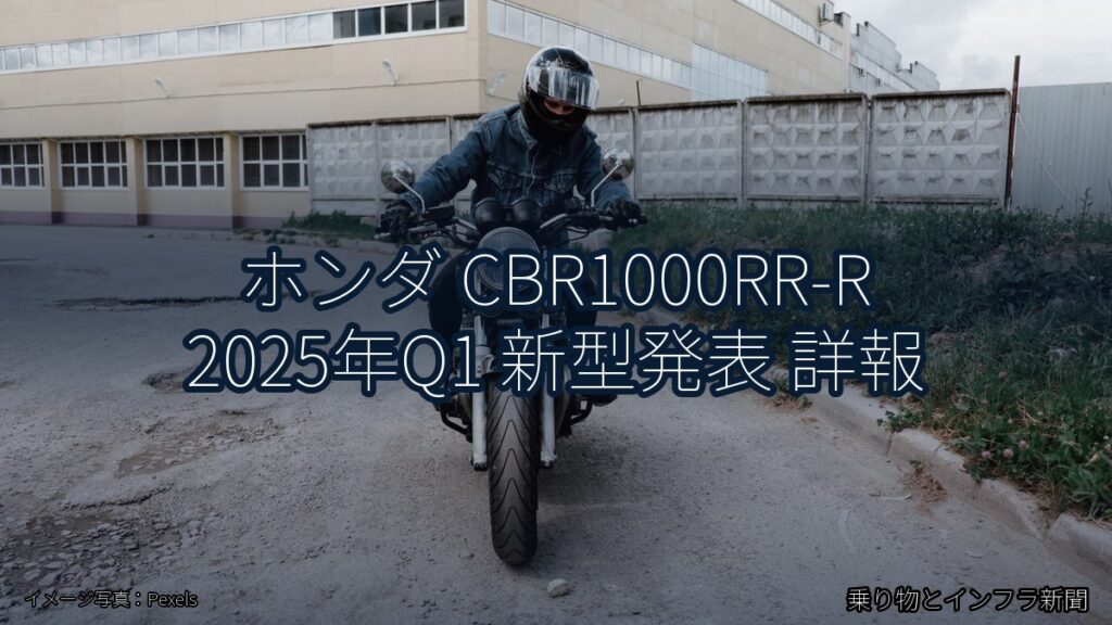 ホンダ CBR1000RR-R 2025年Q1 新型発表 詳報（乗り物とインフラ新聞）