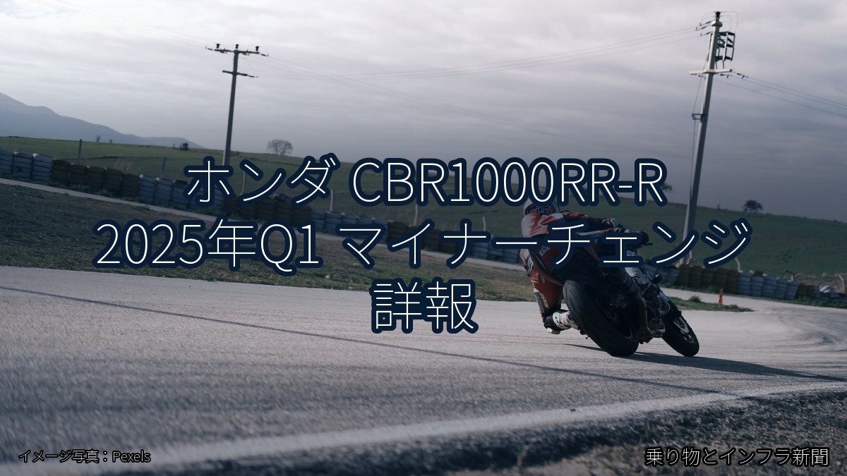 ホンダ CBR1000RR-R 2025年Q1 マイナーチェンジ 詳報（乗り物とインフラ新聞）