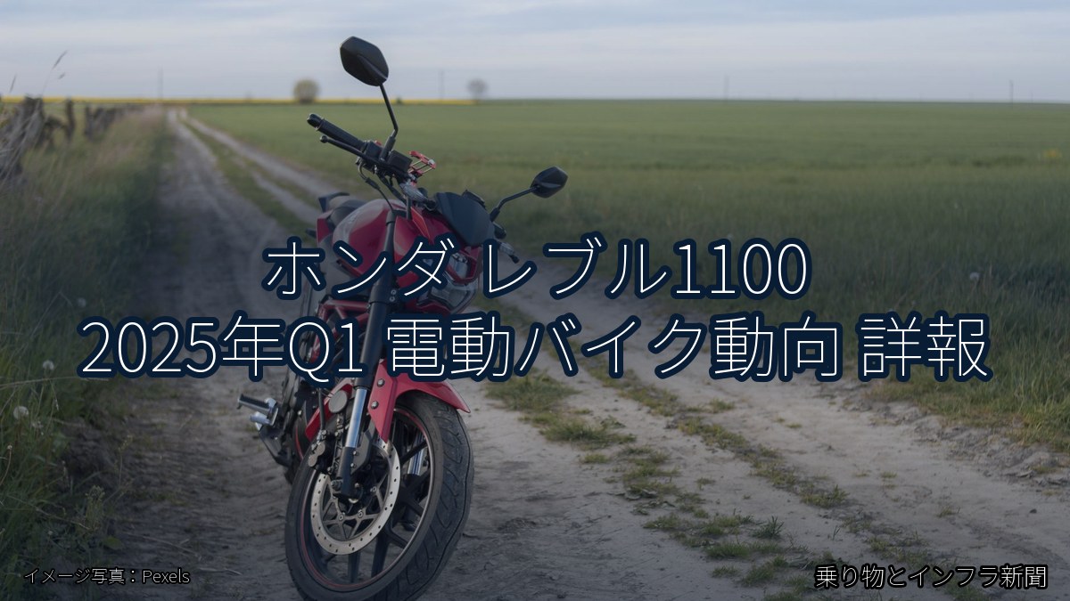 ホンダ レブル1100 2025年Q1 電動バイク動向 詳報（乗り物とインフラ新聞）