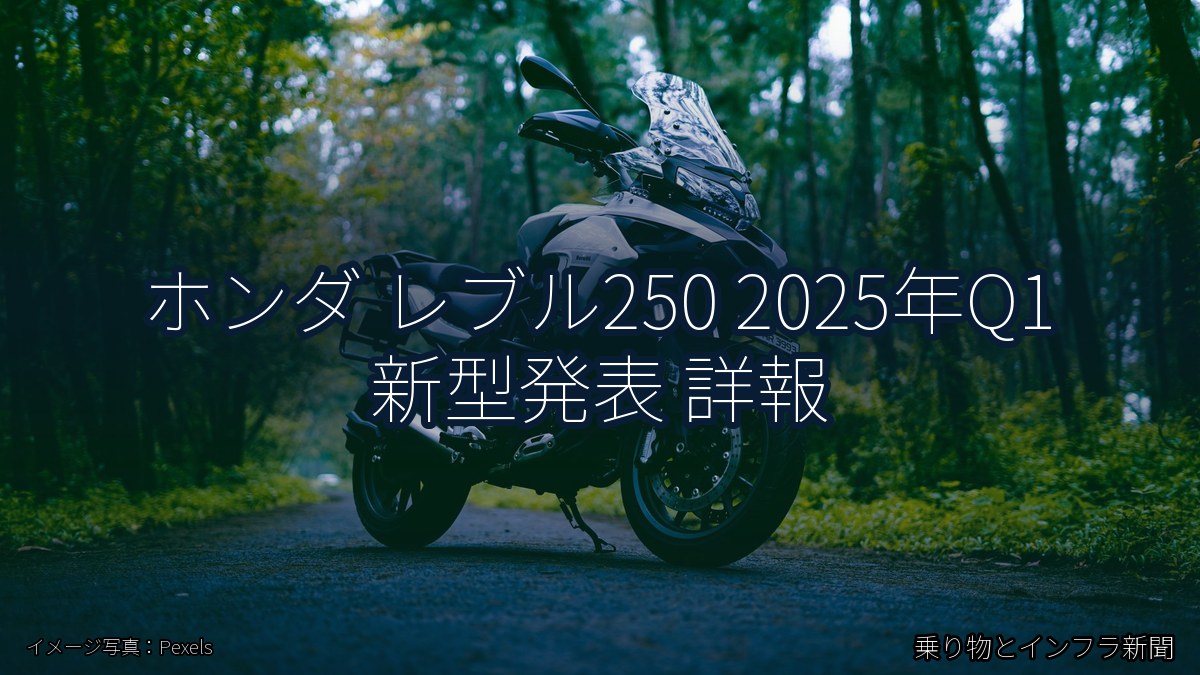 ホンダ レブル250 2025年Q1 新型発表 詳報（乗り物とインフラ新聞）