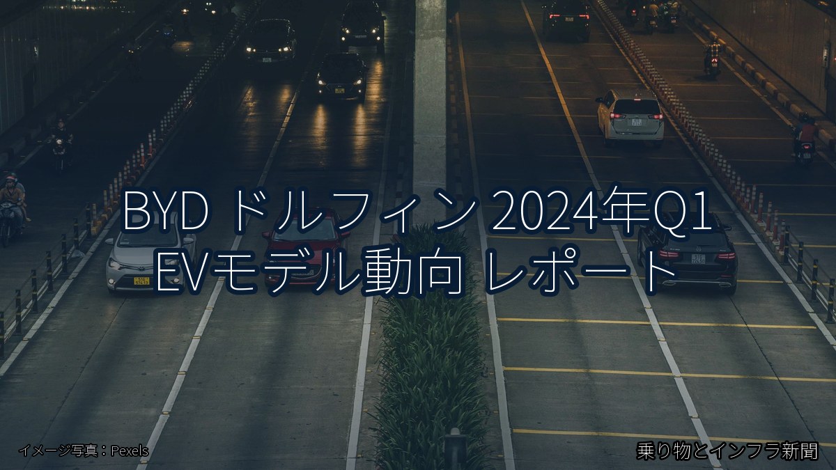 BYD ドルフィン 2024年Q1 EVモデル動向 レポート（乗り物とインフラ新聞）