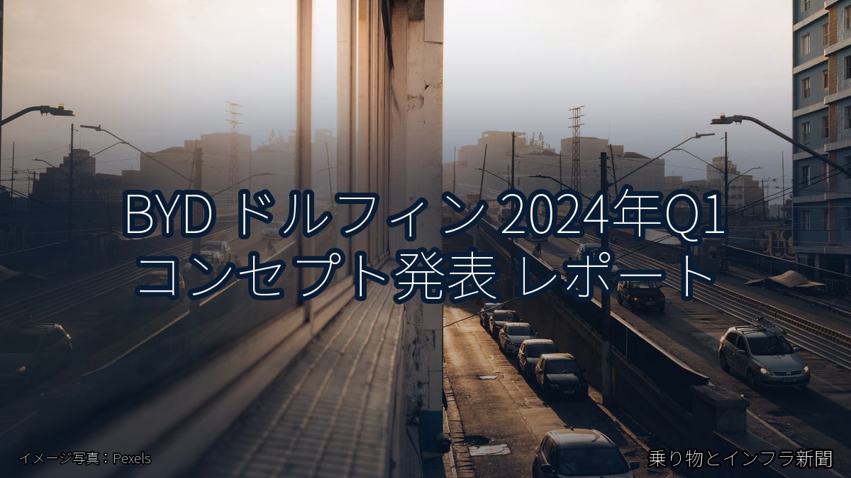 BYD ドルフィン 2024年Q1 コンセプト発表 レポート（乗り物とインフラ新聞）