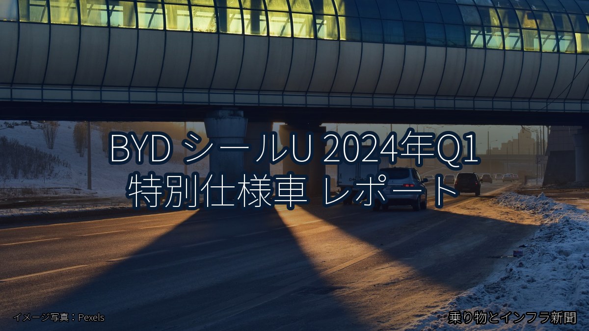 BYD シールU 2024年Q1 特別仕様車 レポート（乗り物とインフラ新聞）