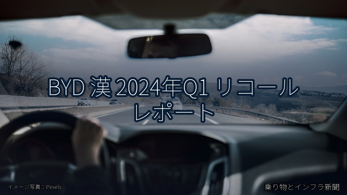 BYD 漢 2024年Q1 リコール レポート（乗り物とインフラ新聞）